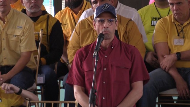 Capriles lanza su candidatura para primarias presidenciales de 2024 en Venezuela