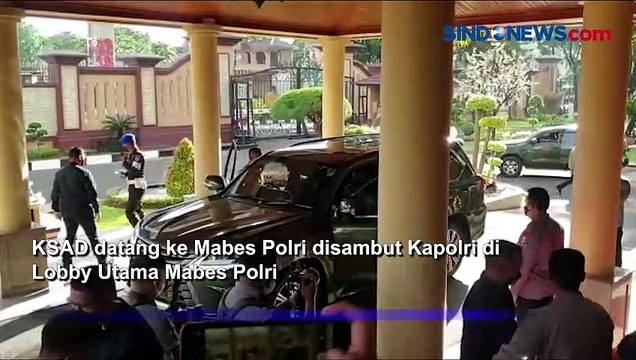 Dikunjungi KSAD, Kapolri Pastikan Sinergitas TNI-Polri