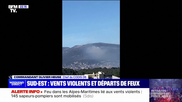 Incendie à Grasse: Le feu a parcouru une trentaine d'hectares , mais la situation est favorable selon les pompiers