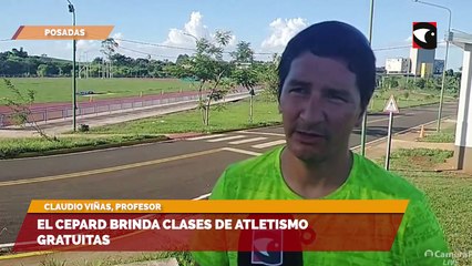 Download Video: El CEPARD brinda clases de atletismo gratuitas