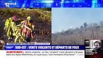 Incendie à Grasse: l'origine du feu probablement dû à une 
