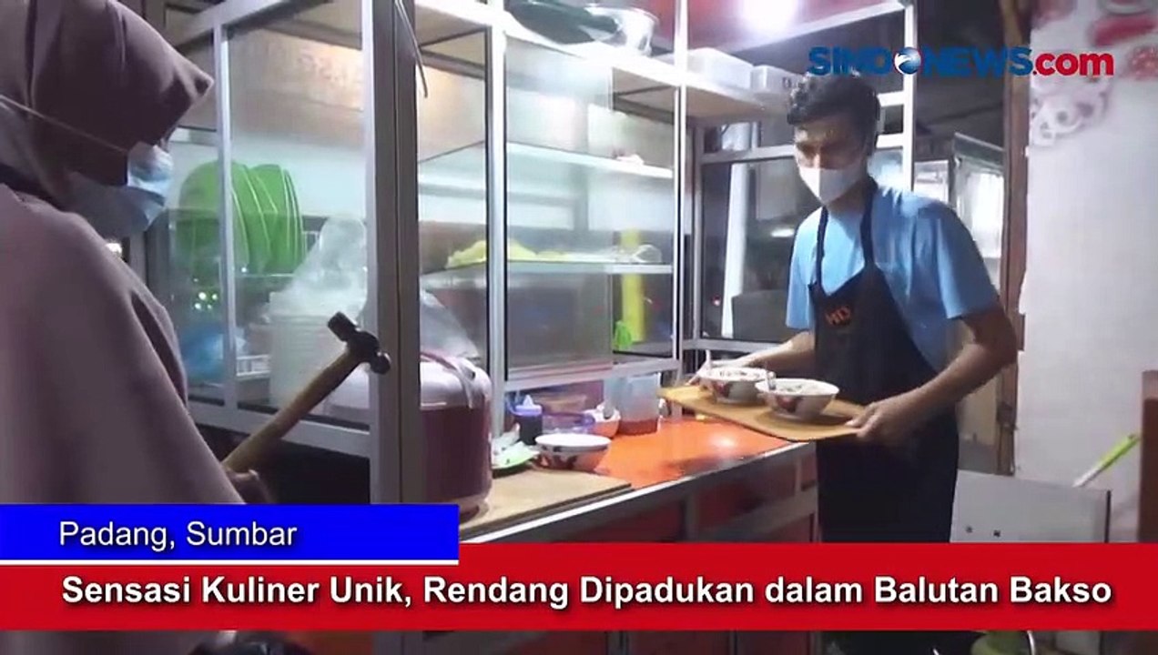 Sensasi Kuliner Unik, Rendang Dipadukan dalam Balutan Bakso