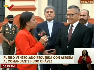 Min. de Cultura de la República Islámica de Irán Mohamad Mahdi rinde homenaje al Comandante Chávez