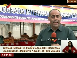 Jornada integral benefició a más de 200 personas en el sector Las Clavellinas en el estado Miranda