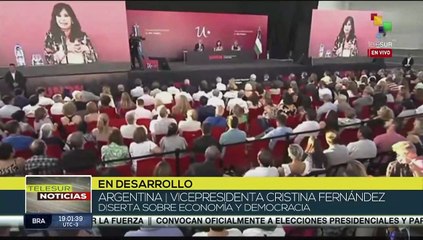 Vicepresidenta CFK: Las mafias que se regodean en el poder en algún momento colapsan