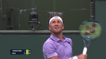 Indian Wells - Ruud soigne son entrée