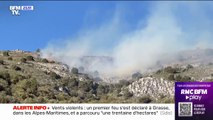 Alpes-Maritimes: deuxième départ de feu près de Grasse, l'incendie est fixé