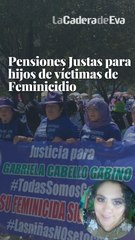 Pensiones justas para hijos de víctimas de Feminicidio