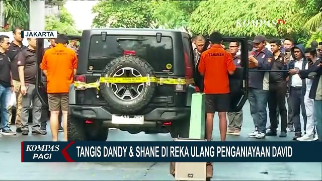 Saksi Kunci 'N' Tak Kuat Menahan Tangis Saat Saksikan Rekontruksi Penganiayaan David
