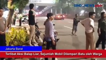 Terlibat Aksi Balap Liar, Sejumlah Mobil Dilempari Batu oleh Warga di Tanjung Duren