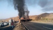 Horrific road accident, Ganesh Ghat Dhar MP