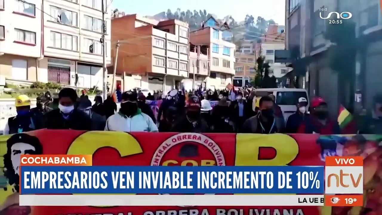 Empresarios privados ven inviable un incremento salarial del 10%