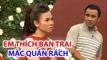 Cô gái muốn tìm bạn trai MẶC QUẦN RÁCH và KHÔNG ĐƯỢC ĐẸP TRAI vì sợ gái theo