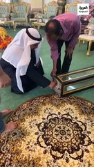 مواطن يحافظ على سارية علم للسعودية ورثها عن والده منذ 104 سنة