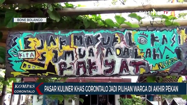 Pasar Kuliner Tradisional Khas Gorontalo Jadi Pilihan Warga di Akhir Pekan