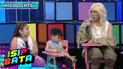 Vice Ganda and Yzah discuss the different cartoon characters | Isip Bata