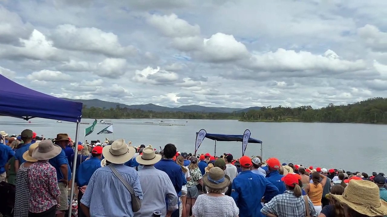 Brisbane GPS Head of the River 1st VIII finish March 2023