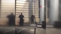 Fransız polisi sığınmacıların battaniyelerine göz yaşartıcı gaz sıktı