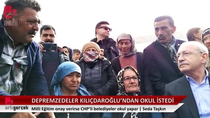Nurhak'ta yurttaşlar Cumhurbaşkanı Adayı Kemal Kılıçdaroğlu'ndan okul istediler