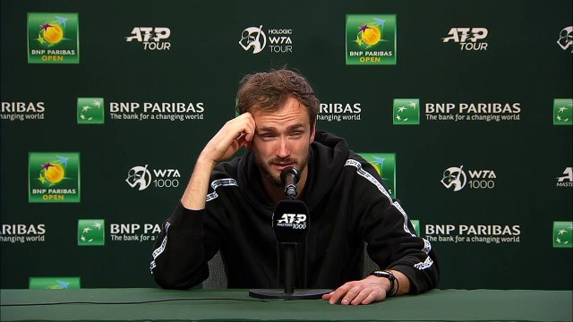 ATP - Indian Wells 2923 - Daniil Medvedev : I have to admit that beating Rafael Nadal at Roland Garros is the biggest challenge in tennis