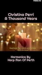 A Thousand Years - Christina Perri - Harmonica music with lyrics | Song for someone you are missing