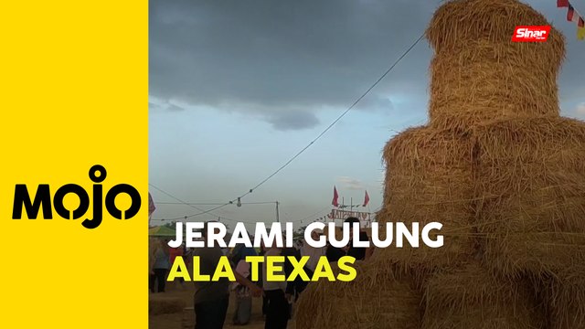 Jerami gulung jadi tarikan di Kedah
