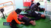 Armada III Gelar Latihan Pertolongan Kecelakaan Kapal di Laut