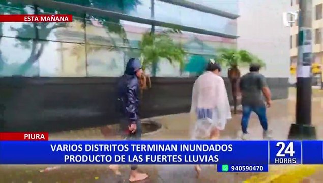Piura: reportan daños en oficinas de la Procuraduría por fuertes lluvias