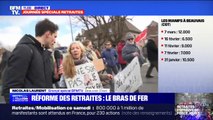 Retraites: à Beauvais, cette manifestante 