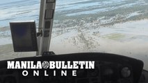 AERIAL SHOTS of floods in Burketown, Australia