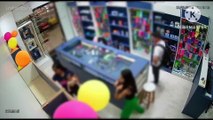 Casal com criança de colo furta loja do shopping de Apucarana; assista