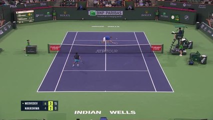 Highlights: Medvedev scheitert kläglich am Netz