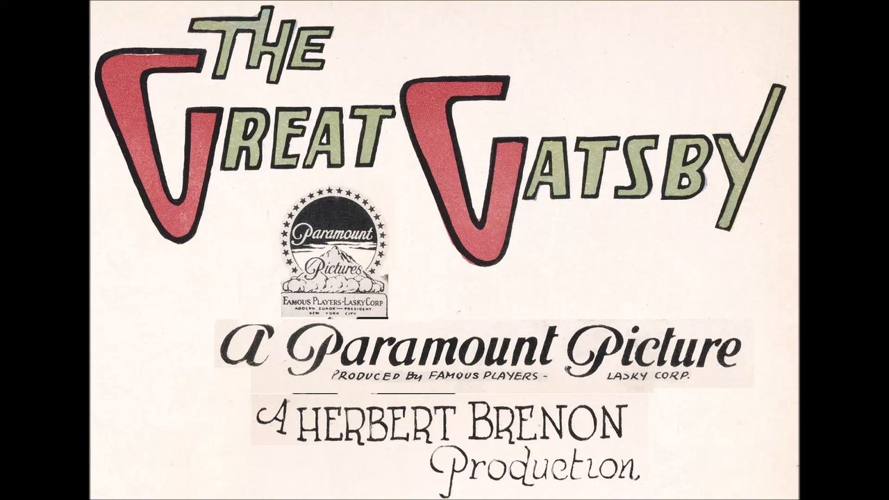 The Great Gatsby 1926 Lost Film Stills, Behind the Scenes + Trailer