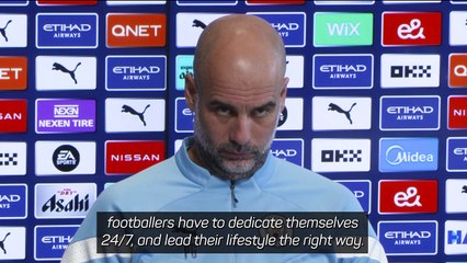 Pep reminds City players of off-field responsibilities amid Walker allegations