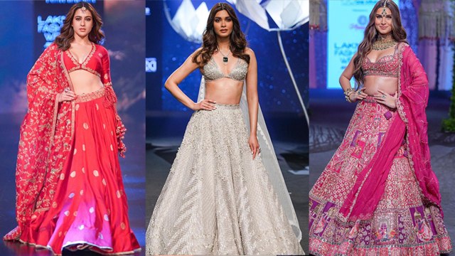 Lakme Fashion Week 2023 :Sara Ali khan, Diana Penty, Tara Sutaria Ramp Walk Viral, कौन लगा खूबसूरत..