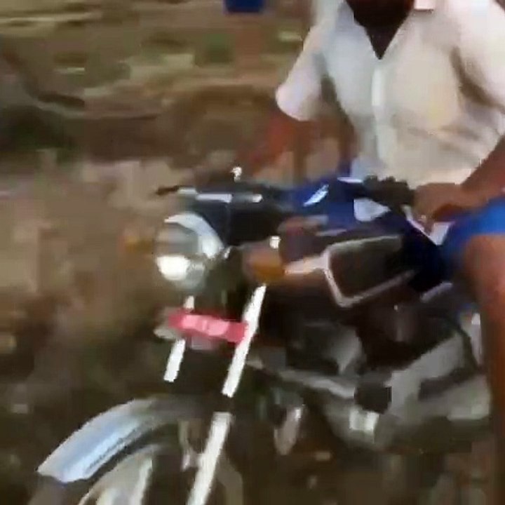 Bike use as tractor