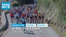 Le peloton à fond / The peloton full speed - Étape 7 / Stage 7 - #ParisNice 2023