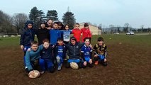 Encouragements des U10 aux séniors