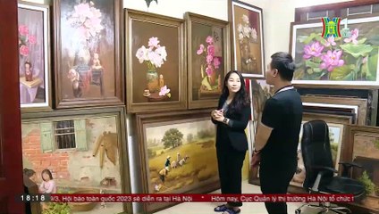 Họa sĩ trẻ thế hệ 9X vẽ tranh quê hương