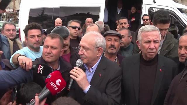 Kılıçdaroğlu, Kahramanmaraş Tekir Mahallesi'nde: Herkes, Depreme Dayanıklı Evlerinde Yaşamak İster. Biraz Sabredin.