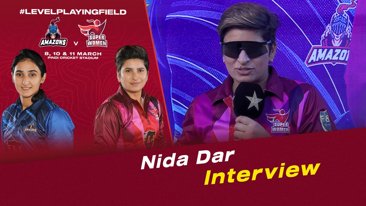 Nida Dar Interview | Amazons vs Super Women | Match 3 | Women's League Exhibition | PCB | MI2T