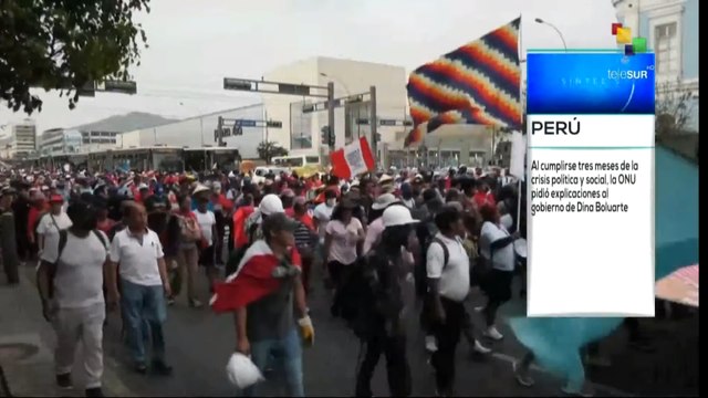 Síntesis 11-03: ONU pide a gobierno peruano explicaciones tras tres meses de crisis política