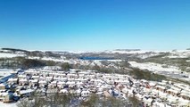 Drone footage shows glorious snow in Stocksbridge captured by Yorkshire Aerial