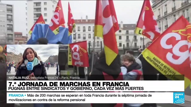 Informe desde París: sindicatos convocaron a más de 200 protestas