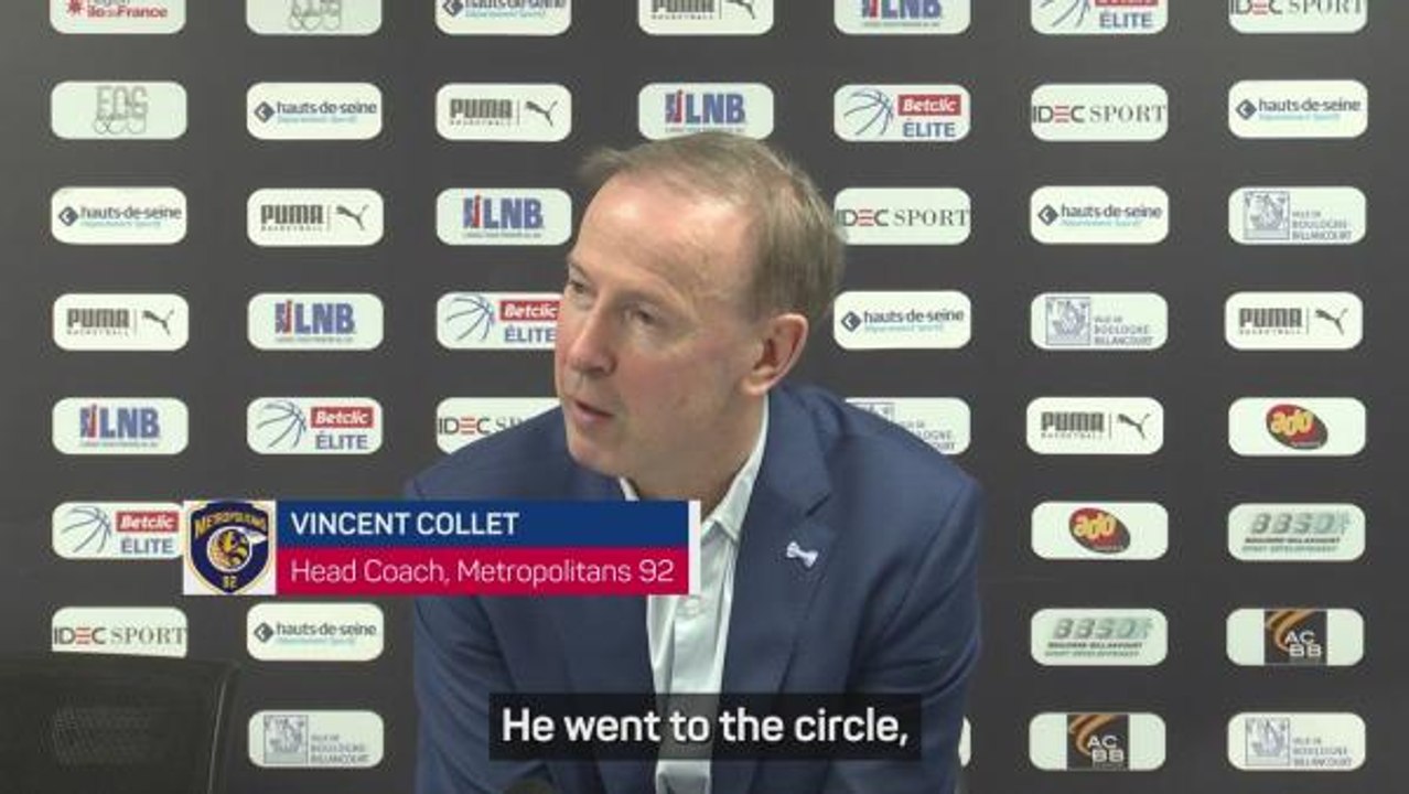 Collet warns Wembanyama that he 'has to be more aggressive' if he wants to make it to the NBA
