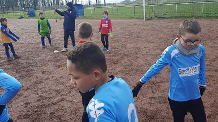 U11 /// SEANCE DE TIRS AU BUT POUR CONCLURE LE CRITERIUM A ST JULIEN (11/03)