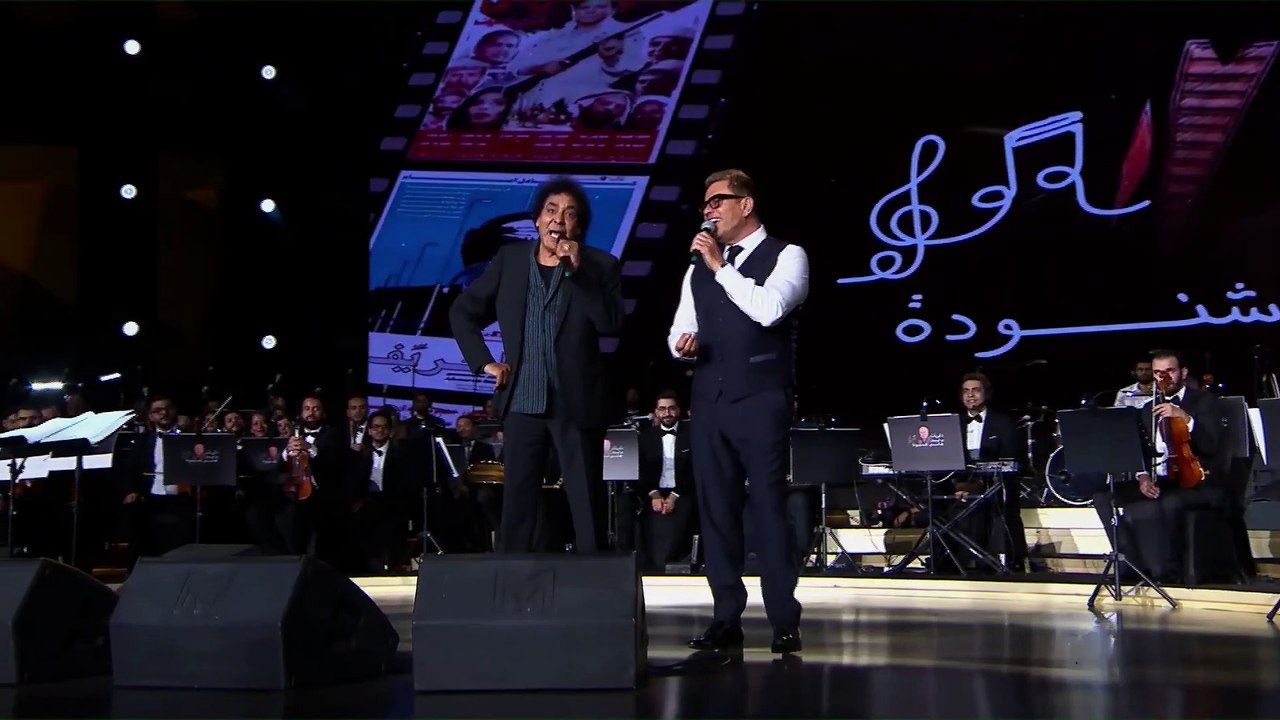 Amr Diab Ft. Mohamed Mounier - Omy El Habiba عمرو دياب و محمد منير - أمي الحبيبة - حفل هاني شنودة(1080P_HD)