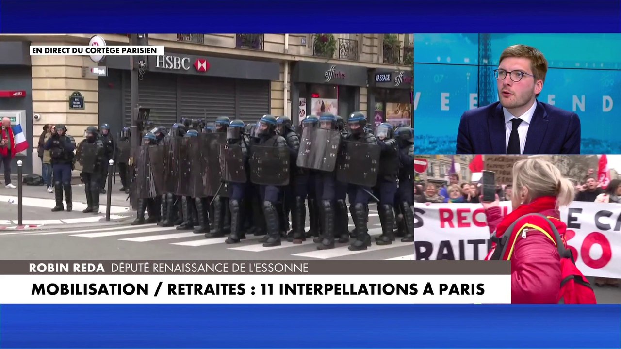 Robin Reda, député Renaissance : «Il y a une volonté un peu orchestrée par des politiques notamment d’extrême gauche d’inciter au désordre, parfois à une forme de révolution.»