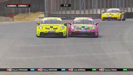 Porsche Carrera Cup Brazilia 2023 Interlagos Race 1 Epic Close Battle Neugebauer Costa