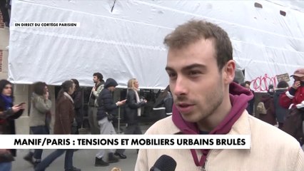 Lou, manifestant : «Nous aussi on veut avoir des places sur le marché du travail.»